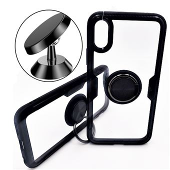 Kit Soporte Magnético Coche + Funda case 3X1 Clear Armor Iphone X / XS - 1
