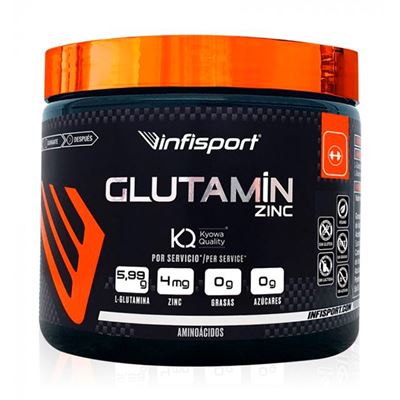 Infisport - Glutamin Zinc 300 G - Aporte De Glutamina