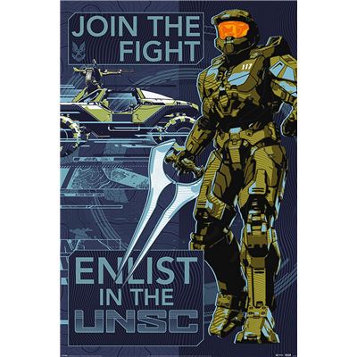 Poster Halo Infinique Join The Fight