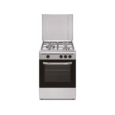 Cocina De Gas Vitrokitchen Cb5530ib Horno 48l 3 Fuegos 50cm Inox