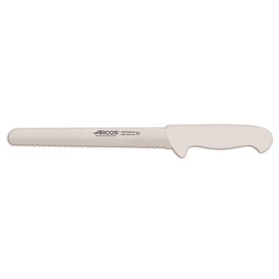 Cuchillo De Pastelero Arcos Colour - Prof 295024 De Acero Inoxidable Y Mango Ergonómico - Blanco