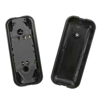 Interruptor pasante a/éreo Bipolar para l/ámpara 2A 250V Negro BeMatik