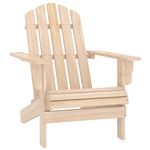 Silla de jardín vidaXL Adirondack madera maciza de abeto 7,34 kg