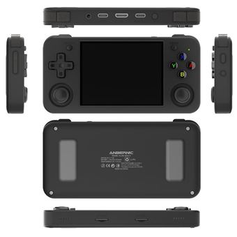 Consola EZII RG35XX  3,5"" IPS 64G 16+ simuladores 3000+ juego negro - 1