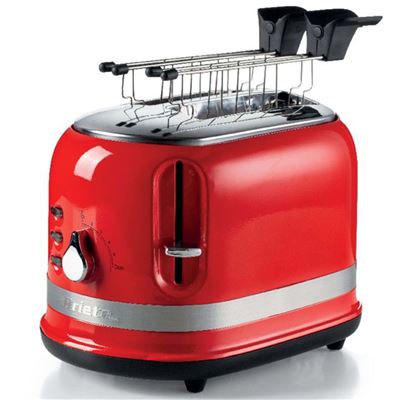 Tostadora 2 Rebanadas De Pan Ariete Moderna Roja 815 W