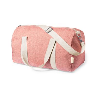 Bolso De Viaje Dam Línea Nature En Suave Material 100% Algodón Orgánico Rojo