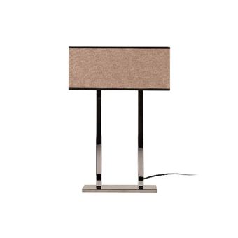 Lámpara de mesa Homemania Way Surf III Cromo marrón 35x15x52 cm