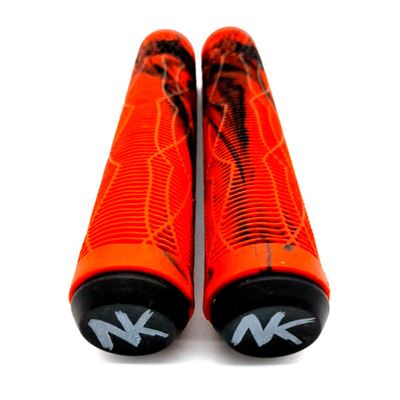 Puños Nokaic Para Patinete 160mm, Negro Rojo