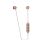Auriculares estéreo Muvit Wireless M2B Oro Rosa_0