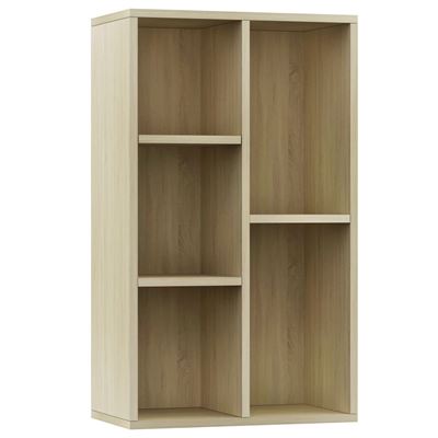 Vidaxl Estantería De Aglomerado 45X25x80 Cm Roble Sonoma