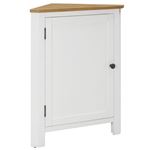 Armario de esquina vidaXL madera maciza de roble 59x36x80cm