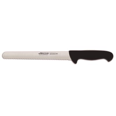 Cuchillo De Pastelero Arcos Colour - Prof 295025 De Acero Inoxidable Y Mango Ergonómico - Negro