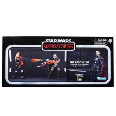 Set Figuras El Rescate Star Wars The Mandalorian Vintage Collection
