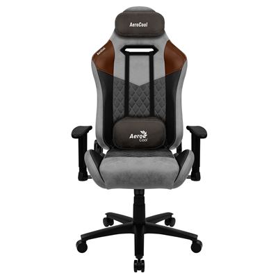Silla Gaming Aerocool Duke Gris, Aerosuede Transpirable