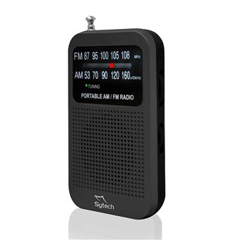 Lluvioso Halar secretamente Radio Portátil Sintonizador 2 Bandas (AM/FM), Altavoz integrado, negro -  Radio portátil - Los mejores precios | Fnac