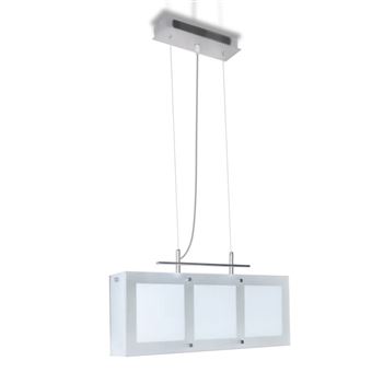 Lámpara de techo colgante vidaXL, de vidrio, para el comedor, 3 x E14