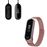 Kit Pulsera Milanese Loop Cierre Magnético + Cargador Usb Charger Xiaomi Mi Band 4 Rosa_0