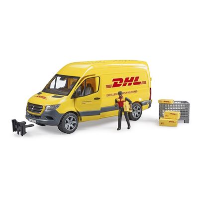 Mb Furgoneta Dhl Con Conductor Bruder 02671