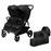 Silla de paseo gemelar Playxtrem Baby Twin + 2 capazos, Irongate_0