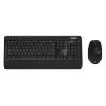 Teclado Microsoft Wireless Desktop 3050 RF inalámbrico QWERTY Negro