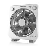 Ventilador de Suelo Orbegozo BF 0138, BOX FAN, blanco, diámetro 30 cm, 45 W