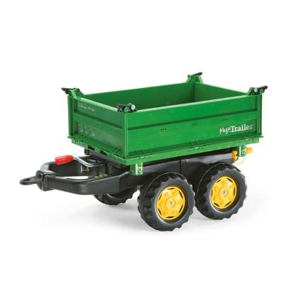 Remolque Verde Para Tractores De Pedales Rolly Toys