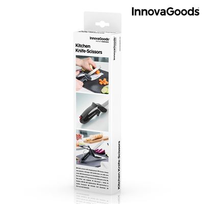 Cuchillo-tijera Con Mini Tabla De Cortar Integrada Innovagoods