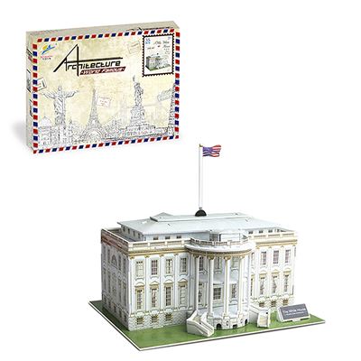 Puzle 3d Dam Casa Blanca En Washington D.c 35 Piezas Multicolor