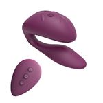 Vibrador para Parejas Control Remoto ENGILY ROSS Novak con 11 modos de vibración Púrpura