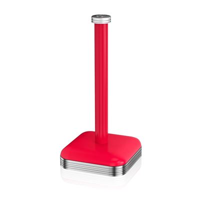 Porta Rollos de papel de cocina Swan SWKA1040RN acero inoxidable, Vintage Diseño retro Rojo