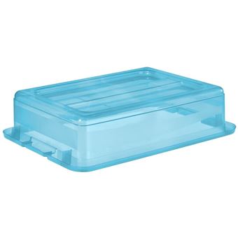 Cubo de Almacenaje con Tapa KEEEPER Cornelia Transparente 7L - Accesorios  Lavadora / Secadora - Los mejores precios