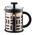 Cafetera francesa Bodum Eileen 1 Taza Negro y Cromo