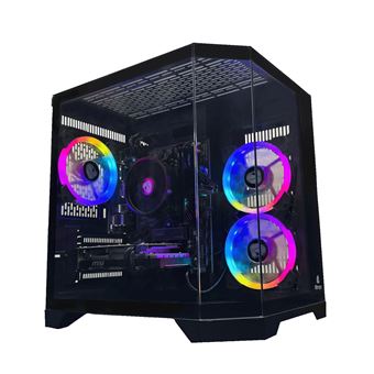 PC Gaming NitroPC Avanzado Silver Plus Negro – AMD Ryzen 5 5500, NVIDIA RTX 3050 8 GB, 16 GB DDR4, 1 TB M2, Win11 Pro – Listo para jugar - 1