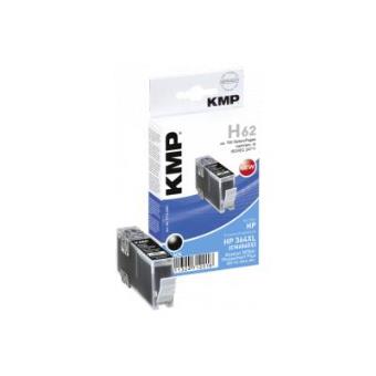 KMP H62 ink cartridge black comp. w. HP CN 684 EE No. 364 XL - 1
