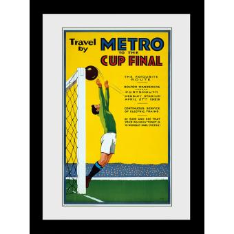 Fotografia enmarcada Transport For London Metro To The Cup Final 60x80cm