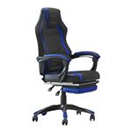 Silla Gaming Woxter Stinger Station RX BLUE, con reposapiés, inclinación ajustable