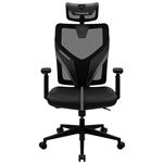 Silla Gaming Ultraconfortable ThunderX3 YAMA1 Negra, Soporte Lumbar