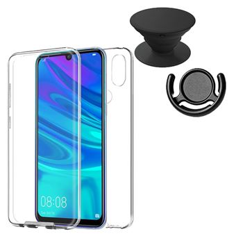 Kit Funda 3x1 360° + 1 PopSocket + 1 Soporte PopSocket Negro Huawei Y9 2019 - 1