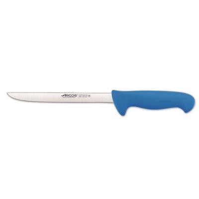 Cuchillo Fileteador Arcos Colour - Prof 295123 De Acero Inoxidable Y Mango Ergonómico - Azul
