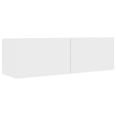 Vidaxl Blanco Mueble Para Tv Aglomerado 100X30x30cm