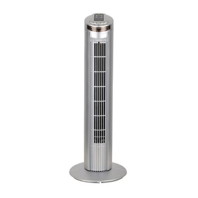 Ventilador De Torre Fabrilamp Orbigo Plata 45w Con Remoto Oscilante
