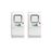 Alarma de vibración para detección de entrada forzada Homeguard Sensor HGWDA522, pack de 2 unidades._0