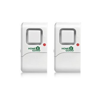 Alarma de vibración para detección de entrada forzada Homeguard Sensor HGWDA522, pack de 2 unidades.