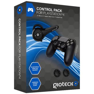 Accesorio De Control De Paquete : Auricular Bluetooth Loop , 2 Grip , Funda ( Playstation 4 ), Gioteck