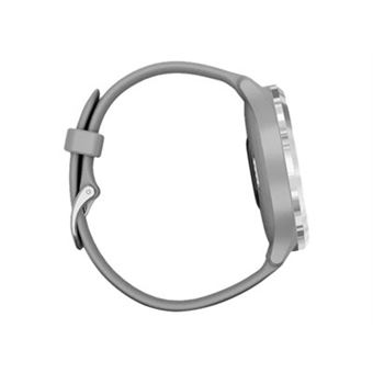 Garmin Vivoactive 4S Gris con hebilla plateada