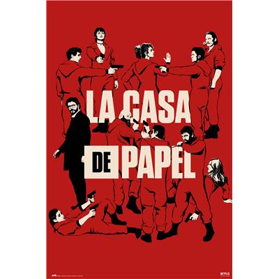 Poster La Casa De Papel All Characquers