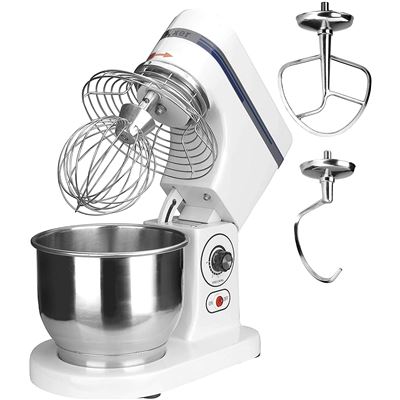 Batidora Amasadora Con Bol, 5 Litros, Blanco, Lacor