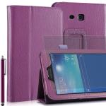 Bolsa / Funda / Cover para Samsung Galaxy Tab 3 Lite 7" T110/T111 + Protector de pantalla + Lápiz óptico - Morado