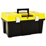 Caja de herramientas vidaXL plástico amarillo 595x337x316 mm