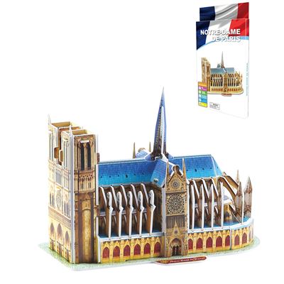 Puzle 3d Dam Catedral De Notre Dame Situada En París 39 Piezas Multicolor
